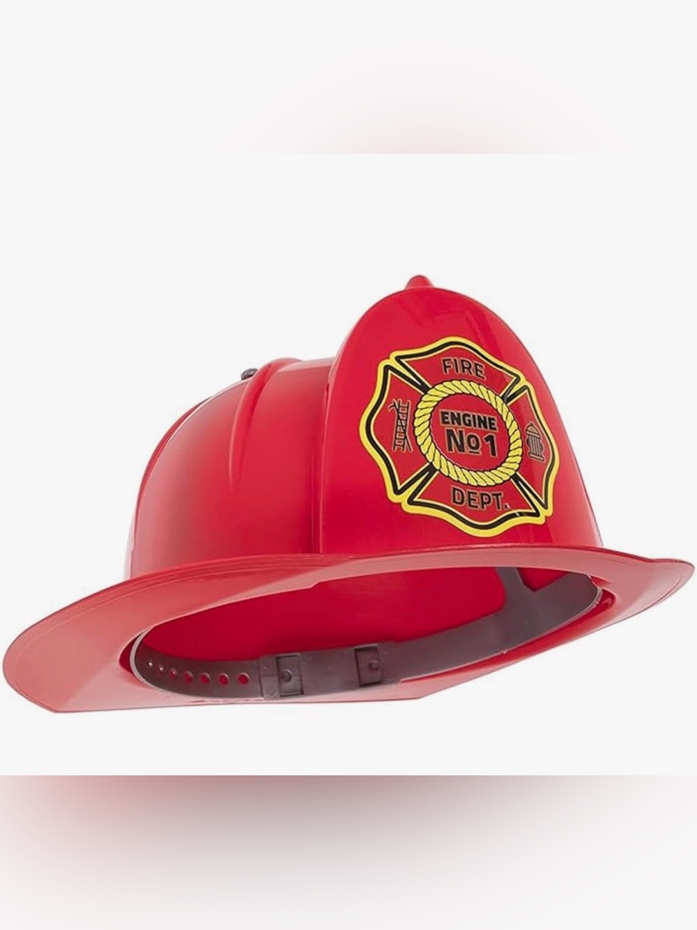 Red Kids Firefighter Helmet Halloween Costume